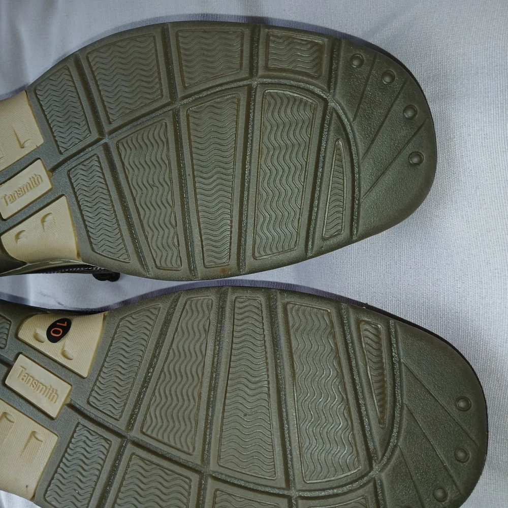 Tan Boat Shoes with Moccasin Stitching and Flat Sole NWOT